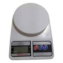 Balança de Cozinha Digital Bela Flor Pesa Até 10kg Branca - Branco - Visão 2