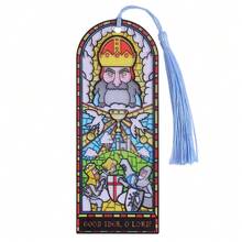 Holy Grail Colored Glass Window Art Bookmark Retro Medieval Fantasy Wind Style Su Bookmark Creative Knight Castle Theme Page Marking Signature Literary Book Fans Gift Suitable For Novel Enthusiasts, Students, And Collectors To Use. - Color - View 12