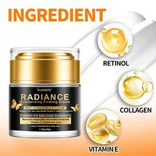 Isamurry Crema Hidratante con Vitaminas Iluminadora y Reafirmante, Crema de Retinol y Colágeno / Textura Delicada y Rica / Nutre la Piel / talla grande Elástica / Hidrata y Rellena la Piel, Crema Hidratante de Día y Noche, Reafirma la Piel, Apta para Hombres y Mujeres - Collagen - Ver 7
