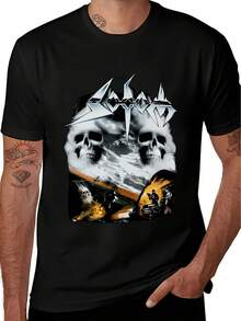 Men T-Shirts - 黑色 - 查看 7