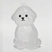 1pc Cute Transparent Animal Fur Collection Pendant, Pet Memorial Keychain With Transparent Inner Core And Puppy-Shaped Outer Shell, Suitable For Men And Women To Hang On Backpacks And Keys, Soft Golden Retriever Puppy Design With Metal Hook, Plush Touch With Transparent Hard Shell, Fresh And Healing Style, Ideal As Daily Accessory Or Holiday Gift - Multicolor - View 5