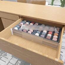 Drawer Dividers Organizers , Adjustable 8Cm High Expandable From 27.5-52Cm Kitchen Drawer Organizer, Clear Plastic Drawer Separators For Clothing, Kitchen Utensils, Office Storage - Clear - View 5