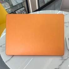 Laptop Case Compatible For MacBook Air 13 Case M5 M4 M3 M2 2026-2022 Release For Macbook Neo Case Pro 14 16 Sturdy Protective Plastic Hard Shell Case Cover For MacBook Air M2 15 Inch Case - Frosted Orange - View 4