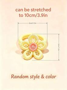 50pcs Baby Hair Ties, Random Color - Multicolor - View 4