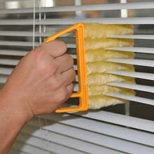 Detachable And Reusable Window Dusting Brush, Easy To Clean And Operate, Multi-Functional Household Cleaning Brush Suitable For Blinds, Curtains, Air Conditioner Vents And Narrow Gaps, Convenient Home Dusting Tool - Upgraded Version - View 2