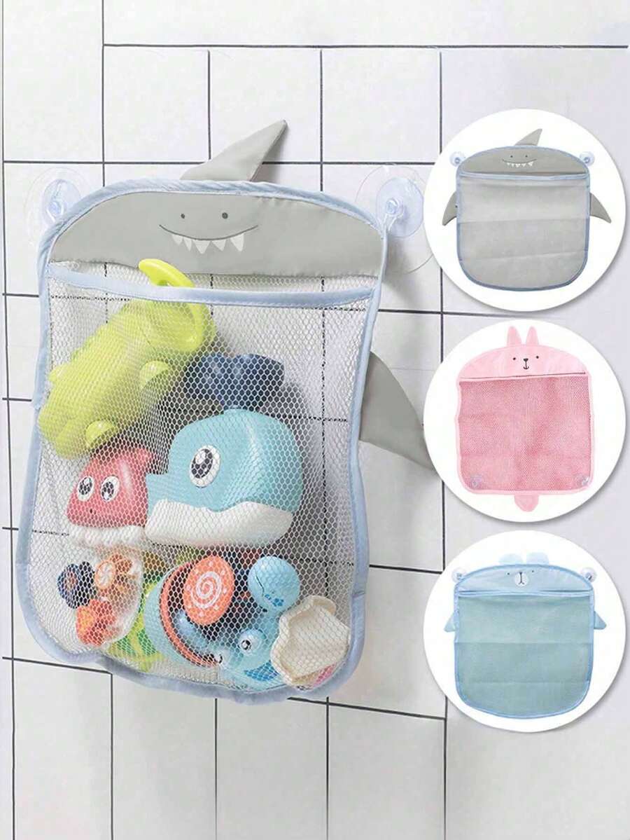 1/2pcs Colorful Mesh Bathroom Storage Bag, Hanging Multi-Function Storage Basket With Organizer Net, Bathroom Accessories Shower Caddy - Multicolor - View 1