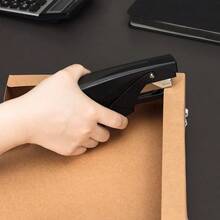 Basics Portable Clamp Stapler, 25 Sheet Capacity, Heavy Duty Stapler, Black - Standard - View 8
