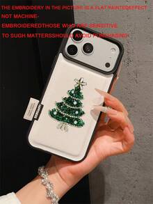 1 buah Casing Ponsel Pohon Natal Minimalis Premium, Perlindungan Penuh, Tahan Guncangan, Soft Shell, Lubang Besar, Kompatibel dengan Apple 17 Pro Max/11/12/13/14/15/16 Pro Max/17 dan Model Lainnya, Hadiah Liburan - MultiWarna - View 5