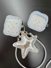 1 buah Casing Pelindung Layar Penuh Bermotif Bintang Kompatibel dengan Apple 3/4, 1/2, Pro/Pro2, Generasi ke-5, Pelindung Earphone Tahan Jatuh dan Tahan Lama untuk Pro3 - MultiWarna - View 3