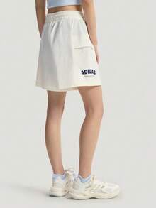 Adidas Women's GFX CARGO SHT Sports Woven Shorts KS5373 - Blue and White - View 3