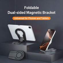 雙面磁吸可折疊手機支架 可旋轉桌面底座 適用於 MagSafe 手機 - 一般 - 查看 7