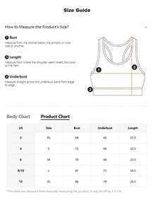 Slayform Solid Color Mesh Patchwork Criss-Cross Strappy Sports Bra - Black - View 6