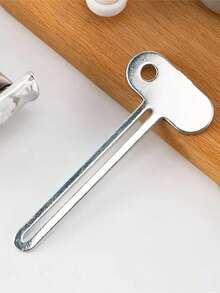 1pc Metal Manual Toothpaste Squeezer - Compression Style Household Toothpaste Squeezer, Space-Saving Kitchen Supplies, Toothpaste Compressor Suitable For Home Use, Daily Life Essential, Applicable To Cosmetics, Creams And Ointments, Toothpaste And Cat Food, Also Can Be Used For Art Studio Paint Squeezing, Reduce Waste, No Electricity Needed, Toothpaste Squeezer, Cat Food Squeezer, Animal-Shaped Plastic Toothpaste Squeezer Suitable For Children, Great Choice For Children's Day Gift (Random Color And Style) - A - View 9