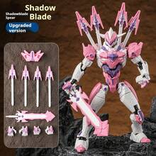1件裝 Shadow Gun 暗黑之刃可動關節組裝動作人物模型,積木拼裝模型公仔,新款高品質酷炫時尚玩具,DIY全身紓壓益智教具,訓練手眼協調、促進大腦發育與智力成長,裝飾收藏品,適合青少年的完美節日生日禮物 - 彩色 - 查看 9
