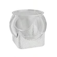 1pc Sturdy Transparent Round Fish Tank, Desktop Aquarium, Anti-Drop And Anti-Tip, Suitable For Turtles And Small Fish. Natural Stone Design, Versatile Use, Indoor/Outdoor Decorative Fish Tank. - Multicolor - View 10