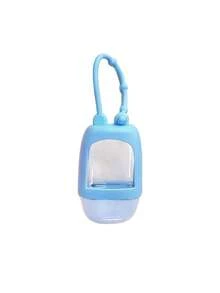1/2pcs Alcohol-Free Hand Sanitizer Bottle With Protective Case And Keychain, Flip Top, Refillable, Suitable For Travel Carrying Liquids, Toner, Lotion, Etc. - Multicolor - View 14