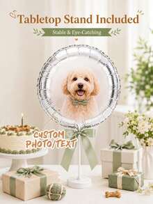 Customizable Photo Balloons - Personalized Photo Decor, Suitable For Birthdays, Weddings, Graduations And Anniversaries - No Power Required, Multiple Colors Available; Perfect For Photography, Party Supplies, Holiday Decor And Event Planning - Multicolor - View 8