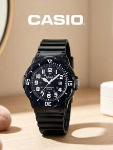 CASIO Women's Fresh Minimalist Watch Collection, 100m Water Resistant, Colorful Plaid Resin Strap, Student Commute Shock-Resistant Sports Quartz Watch - one-size - View 10