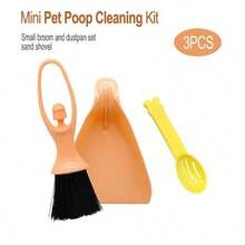 3pcs Set: Mini Broom And Dustpan, Hamster Bedding Scoop, Cleaning Brush And Waste Removal Tool - Suitable For Cleaning Cages Of Hamsters, Rabbits, Reptiles And Other Small Pets - View 10