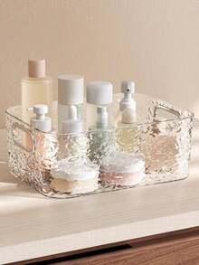 2/1 buah Kotak Penyimpanan Akrilik, Baki Penyimpanan Plastik, Organizer Kosmetik, Kotak Alat Seni, Kotak Penyimpanan Seni Kuku, Organizer Perhiasan, Keranjang Penyimpanan Kosmetik Kamar Mandi, Kotak Penyimpanan Camilan Serbaguna untuk Meja Makan Dapur, Cocok untuk Dapur, Kamar Mandi, Kamar Tidur - MultiWarna - View 3