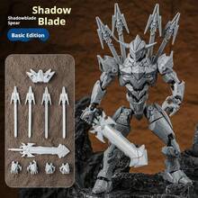 1件裝 Shadow Gun 暗黑之刃可動關節組裝動作人物模型,積木拼裝模型公仔,新款高品質酷炫時尚玩具,DIY全身紓壓益智教具,訓練手眼協調、促進大腦發育與智力成長,裝飾收藏品,適合青少年的完美節日生日禮物 - 彩色 - 查看 17