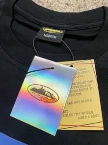 Picture Graphic Tee Black Size Medium New With Tags - 樣式1 - 查看 2