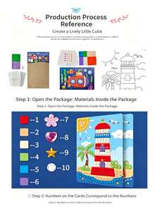 Puzzle Sticker Children's Educational Toy DIY Craft Material Kit - Multicolor - View 5