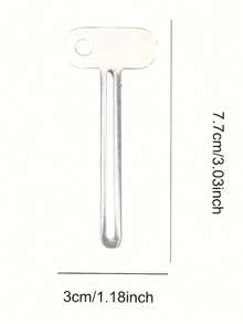 1pc Metal Manual Toothpaste Squeezer - Compression Style Household Toothpaste Squeezer, Space-Saving Kitchen Supplies, Toothpaste Compressor Suitable For Home Use, Daily Life Essential, Applicable To Cosmetics, Creams And Ointments, Toothpaste And Cat Food, Also Can Be Used For Art Studio Paint Squeezing, Reduce Waste, No Electricity Needed, Toothpaste Squeezer, Cat Food Squeezer, Animal-Shaped Plastic Toothpaste Squeezer Suitable For Children, Great Choice For Children's Day Gift (Random Color And Style) - A - View 4