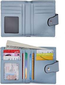 Women Wallet & Check Holder - 2-blue Pebble - View 4
