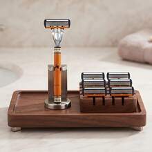 Men's Manual Razor Set - Ultra-Sharp 6-Blade, Replaceable Razor Head, Ergonomic Handle Design, Perfect Gift For Father's Day And Birthday, Reusable With Replacement Blades, Essential For Precise And Smooth Shaving (Gift Box Not Included) - Multicolor - View 4