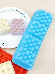 4-Cavity Massage Soap Silicone Mold, Rectangular Raised Texture Design For Handmade Soap, Bath Bars, Shampoo Bars & Aromatherapy Soap, Easy Release - Multiple Styles - View 11