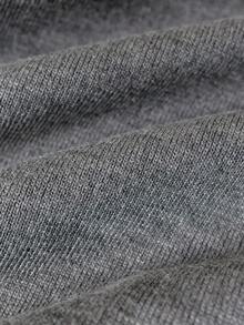 Sweater Rajut Lengan Panjang Berkerudung Motif Tulang Kerangka Halloween Keren untuk Anak Laki-laki, Cocok untuk Kasual Sehari-hari, Pesta Halloween, Musim Semi, Musim Gugur, Musim Dingin - Grey - View 10