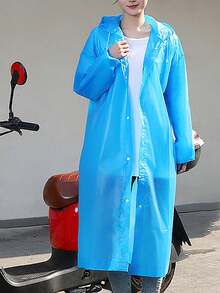 Raincoat Set (Raincoat + Shoe Covers) Non-Disposable Foldable Raincoat, Simple And Convenient To Carry, Essential For Hiking, Travel, Business Trips, Multiple Colors Available - Multicolor - View 6