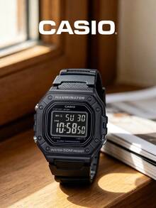 Koleksi Jam Tangan Elektronik Tahan Air Multifungsi CASIO, Jam Tangan Minimalis Serbaguna untuk Komuter dan Pelajar, Jam Tangan Olahraga Tahan Aus Minimalis dengan Timer dan Fungsi Tambahan untuk Komuter dan Komuter - Satu-Ukuran - View 5