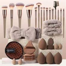 13pcs Professional Makeup Brush Set, Soft Bristle Eyeshadow Foundation Blush Brushes, Suitable For All Skin Care Needs - Ideal Choice For Beginners And Professionals. Perfect Gift For Birthday, Christmas And New Year Celebrations - Multicolor - View 6