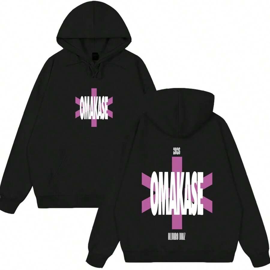 Men Hoodies - 黑色 - 查看 1