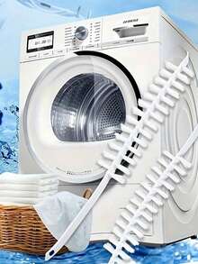 Long Handle Roller Washing Machine Cleaning Brush, Easily Clean Inner Drum And Wall Crevices, Keep Washing Machine Shiny As New, Also Suitable For Gardening Tools - White - View 9