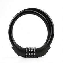 1pc Bicycle 4-Digit Combination Lock, Mountain Bike Portable Anti-Theft Lock, Cycling Gear - Multicolor - View 7