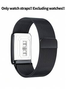 Magnetic Milanese Metal Band + Frame For 5.0 One/Peak/MG, Stainless Steel Adjustable Wristband, Charging Requires Detachment - Multicolor - View 15