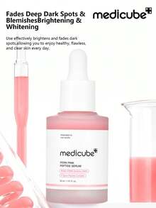 Medicube PDRN 粉紅胜肽精華液 30ml，粉紅光澤精華，含鮭魚 DNA、胜肽、菸鹼醯胺，保濕、緊緻、抗皺、改善膚色不均，韓國保養品 - 粉色 - 查看 4