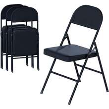 Folding Chairs - Black - View 1