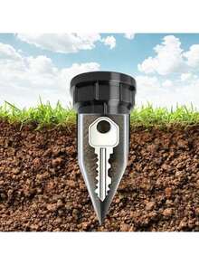 Realistic Sprinkler Key Hiding Box, Outdoor Garden Yard Lawn Waterproof Key Box, Easy To Insert Into Garden Lawn Underground, Waterproof And Corrosion-Resistant - Multi-color - View 1