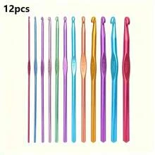 Latest Multicolor 14-Piece Aluminum Crochet Hook Set 2.0-10.0mm, Includes Stitch Markers And Large Eye Needles, Colorful Metal Crochet Hooks, Ergonomic Design For Comfortable Crocheting - Multicolor - View 19