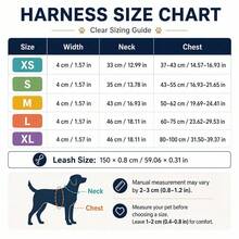 Vintage Denim Saddle Dog Harness & Leash Set, Plaid Patchwork Durable Fabric, Built-In Anti-Pull Handle, POM Strong Quick-Release Buckle, Adjustable Slider Buckle With Metal D-Ring, Breathable & Non-Stuffy For Long Wear, Suitable For Teddy, Bichon, Samoyed And Small To Medium Dogs, Pet Walking Harness Set - Red - View 2