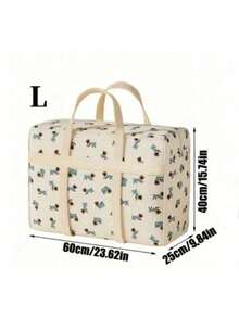 Large Capacity Clothing Storage Bag, Made Of Thick And Durable Polyester Fabric With Cute Dog Pattern. Foldable Design Saves Space, Equipped With Portable Handle, Suitable For Travel, Moving And Organizing Clothes, Bedding And Miscellaneous Items. Practical Home Storage Bag, Suitable For Holiday Essentials, Fashionable Room Decor And Matching Plush Toys. - Multicolor - View 14