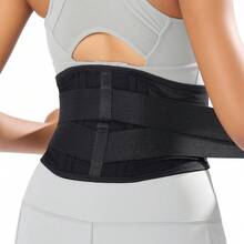 1pc Back Brace For Lower Back Men Women Breathable Back Support Belt Lumbar Support For Work, Running, Daily Activity - Multicolor - View 8