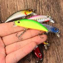 6pcs Sinking Mini Bionic Hard Lures Set, Stream Micro Fishing Lures For Amur Perch And Crucian Carp - Multicolor - View 5
