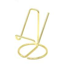 1pc Metal Iron Phone Stand, Slouchy Person Desktop Metal Stand, Dual-Use Creative Business Card Holder, Simple Desktop Portable Reading Display Business Card Rack, Suitable For Desktop Storage, Office Storage, Business Card Storage, Can Be Given As A Gift To Professionals - one-size - View 1