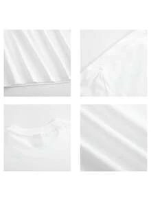 Men's Casual Short Sleeve T-ShirtDaily Casual Round Neck Short Sleeve T-Shirt - White - View 6
