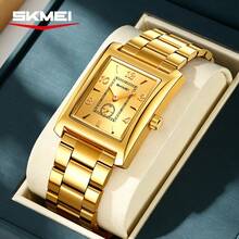 Skmei 2679 Hot Sell New Design Men Quartz Watch High Quality Stainless Steel Band Waterproof Simple Business Watch - one-size - View 3